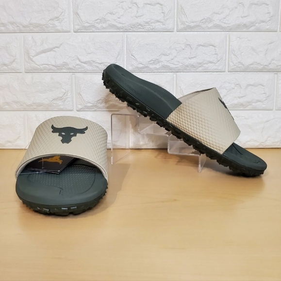 Under Armour Size 11 UA Project Rock Slides 2.0 - Picture 3 of 12